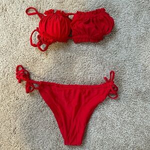 Red Bikini Set